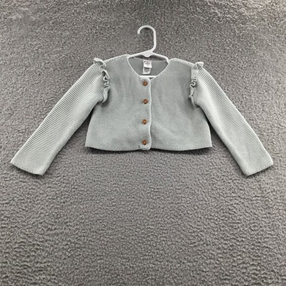 Nordstrom Baby Cardigan Sweater Sage 18 M - Picture 1 of 3